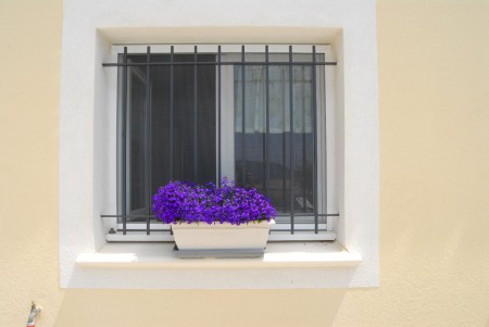 Köksfönstret från utsidan